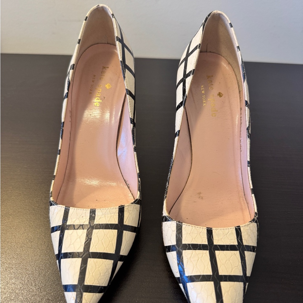 Kate Spade Black and White Women's Heels